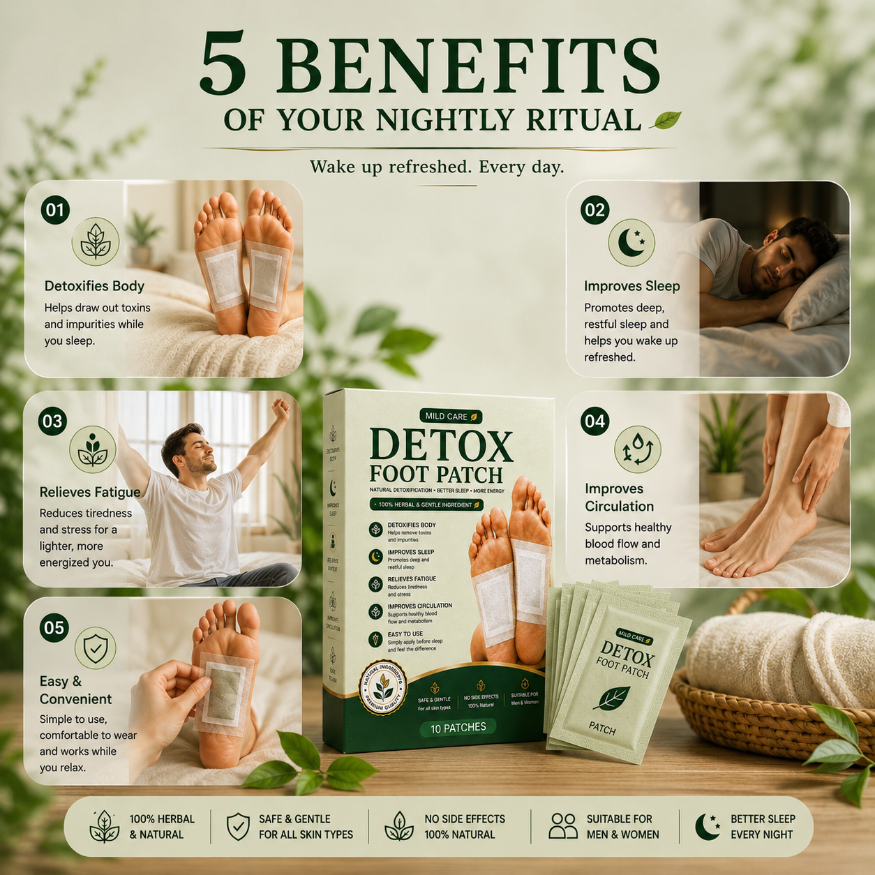 Veltron PureCare Detox Foot Patches